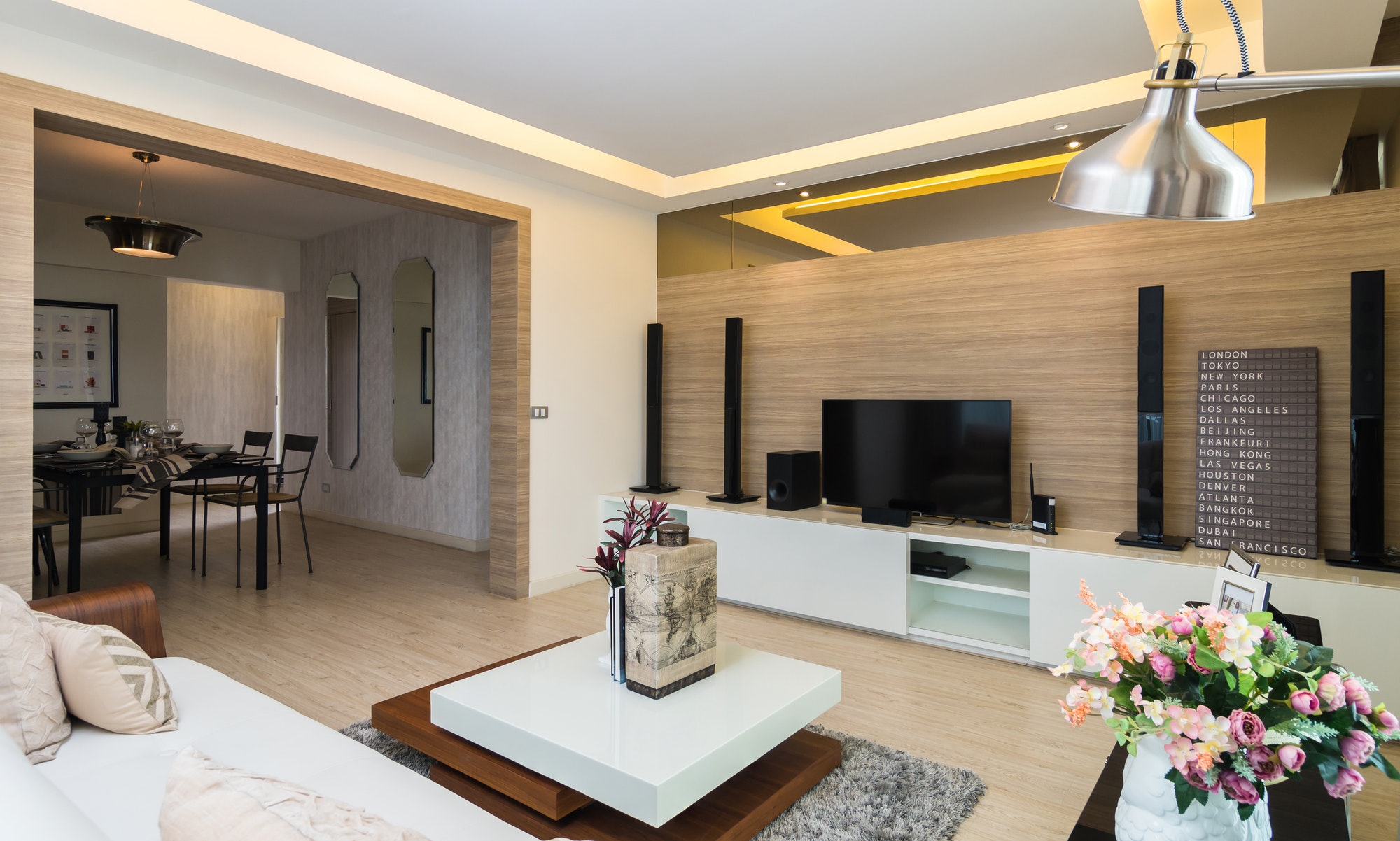 Interior bem preparado de uma casa de férias no Algarve